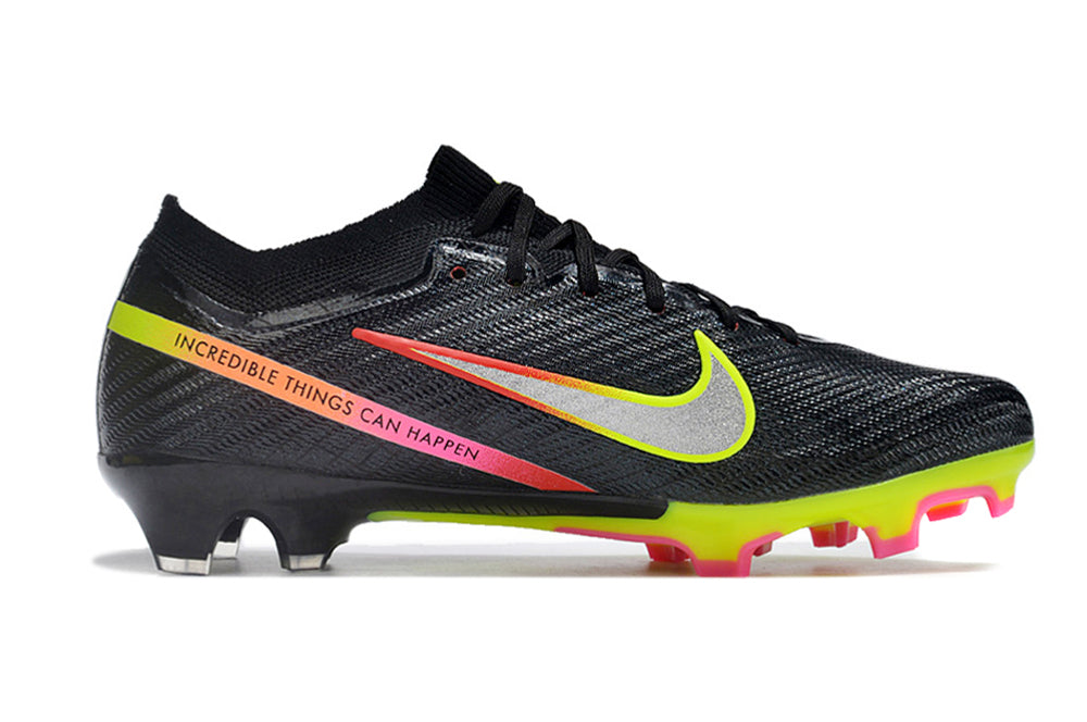 Nike Air Zoom Mercurial Superfly IX Elite FG-Black Yellow