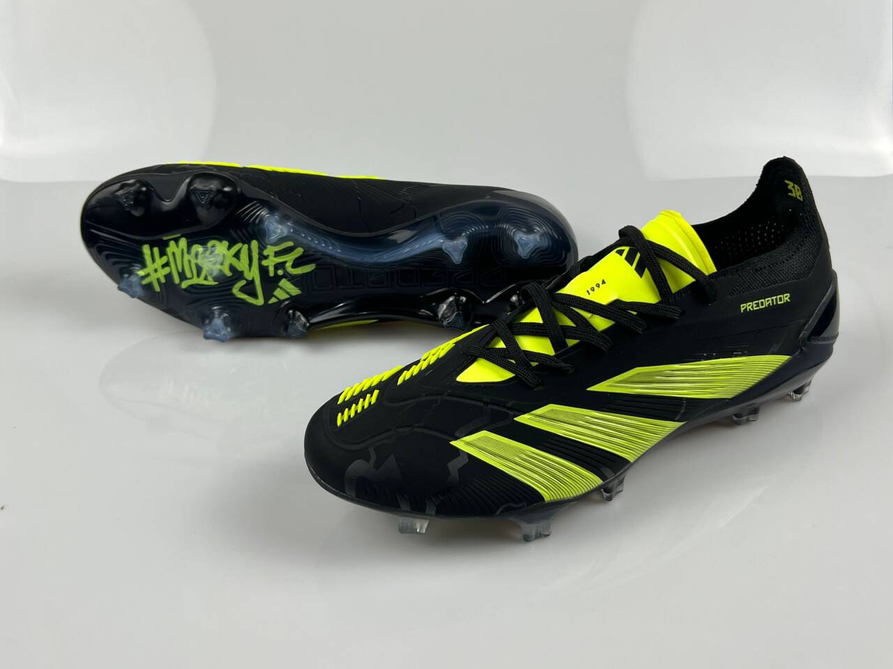PREDATOR ACCURACY+ FG BOOTS-Black Yellow 2