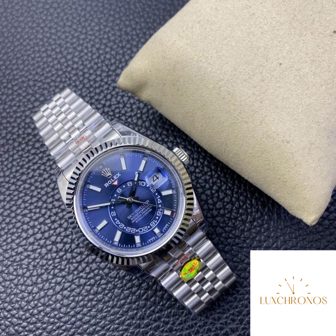 Replica Rolex Sky Dweller M336934-0006 1:1 Best Edition Noob Factory V2 Blue Dial