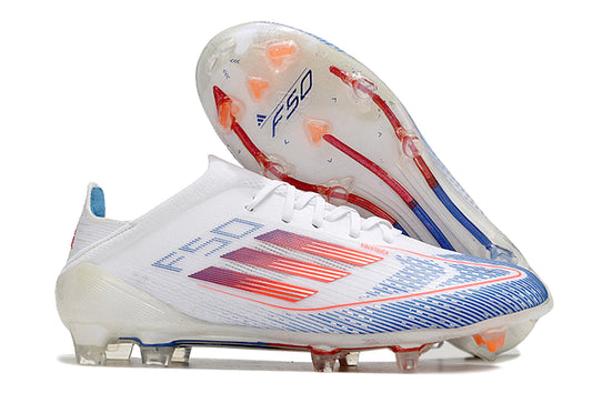 Adidas F50 FG-White Red Blue