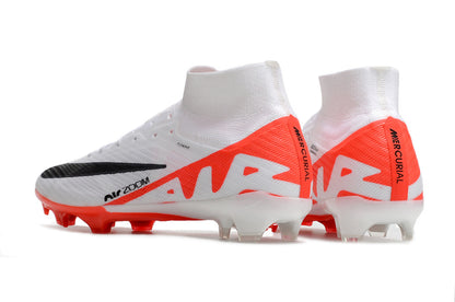 Air Zoom Mercurial Superfly IX Elite FG-White Orange