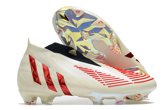 Adidas Predator FIFA World Cup Qatar 2022 Edge+  White & Red FG