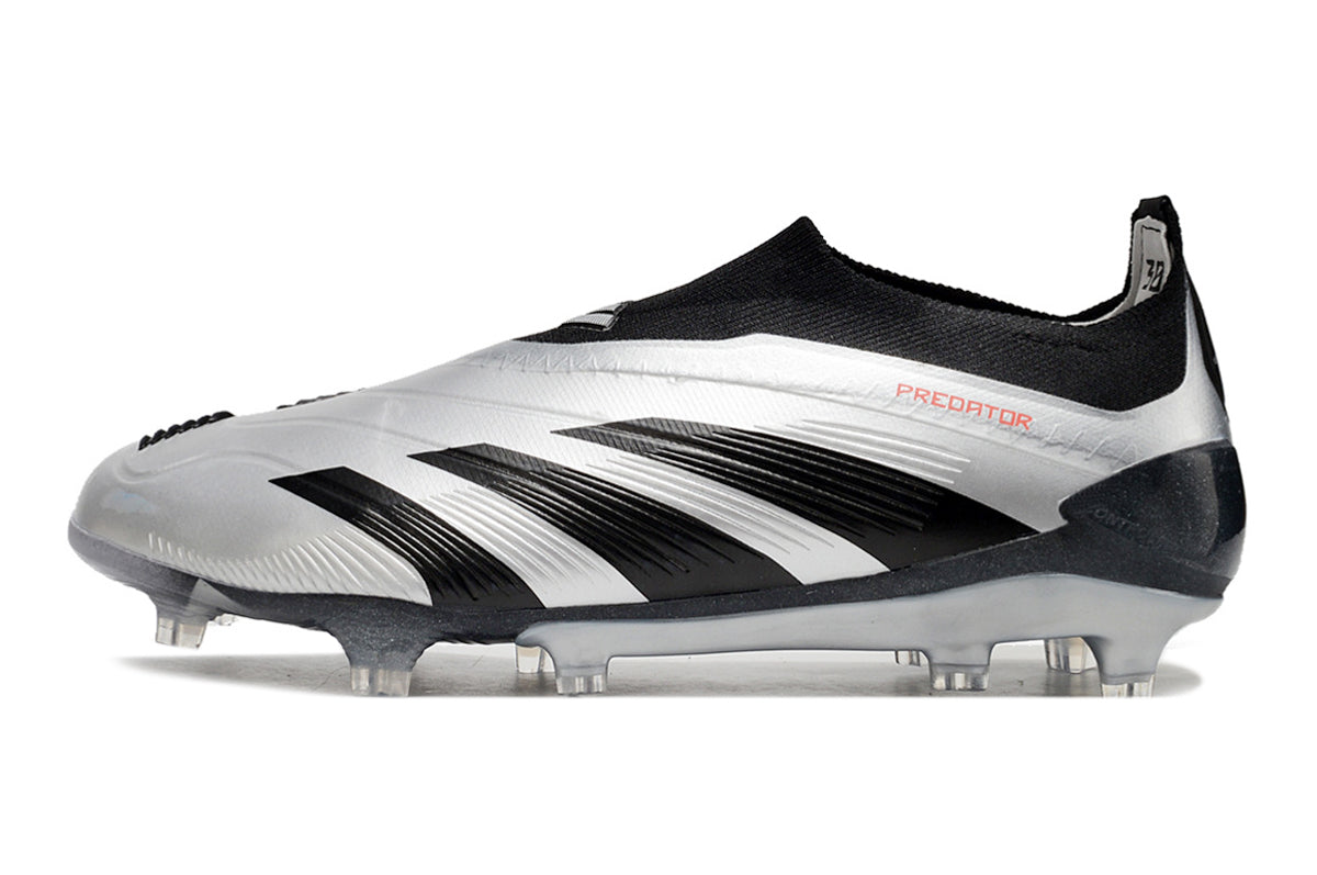 PREDATOR ACCURACY+ FG BOOTS-Silver Black