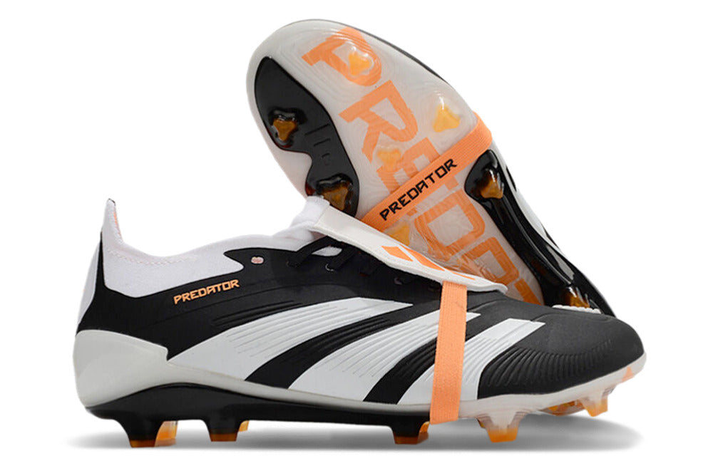 PREDATOR ACCURACY FG BOOTS-White Black Orange