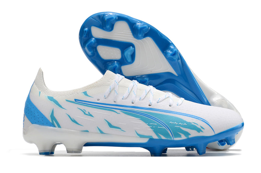 Puma Ultra Ultimate FG-White&Blue
