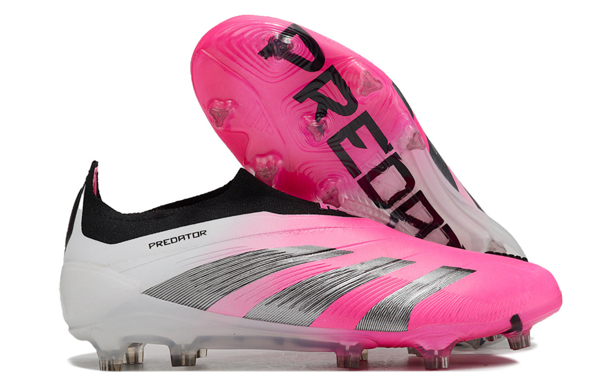 PREDATOR ACCURACY+ FG BOOTS-White Pink 3