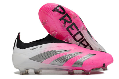 PREDATOR ACCURACY+ FG BOOTS-White Pink 3