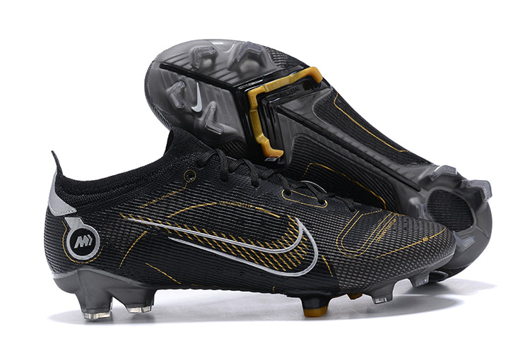 Nike Mercurial Vapor XIV Elite FG-Black&Grey