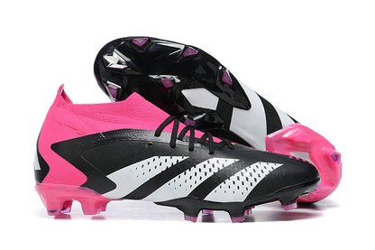 Adidas Predator Accuracy+ FG Boots-Pink&Black&White