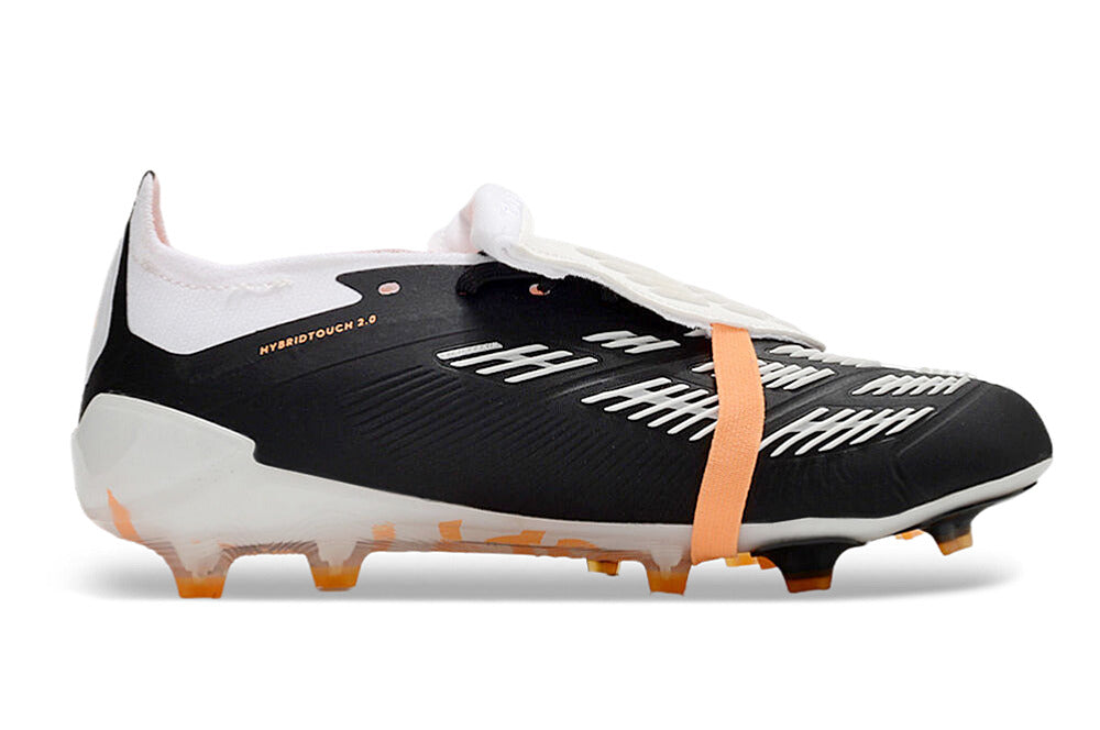 PREDATOR ACCURACY FG BOOTS-White Black Orange