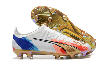 Puma Ultra Ultimate FG-White&Blue&Red