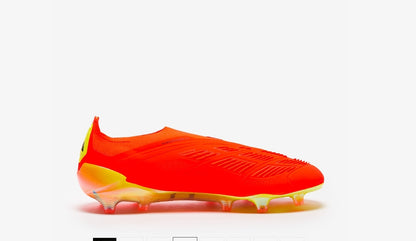 PREDATOR ACCURACY+ FG BOOTS-Black Red