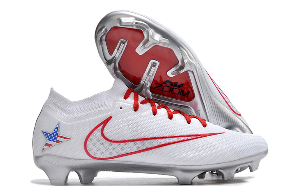 Air Zoom Mercurial Superfly IX Elite FG-White Red
