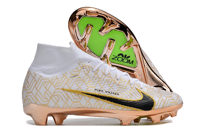 Air Zoom Mercurial Superfly IX Elite FG-White Gold