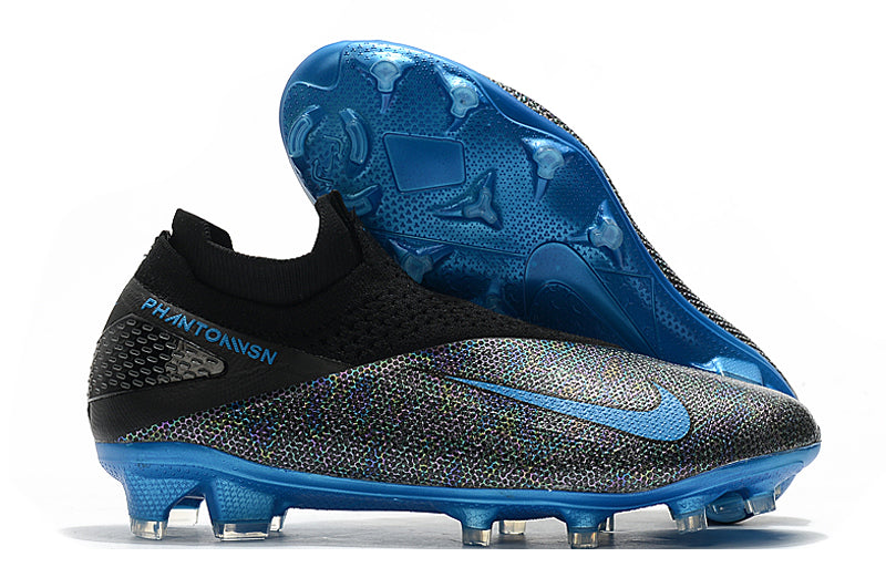 Nike Phantom VSN 2 Elite DF FG-Black&Blue&Grey