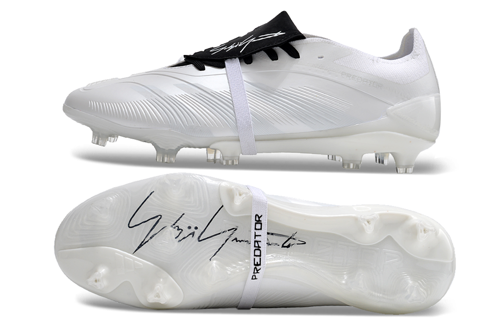 PREDATOR ACCURACY+ FG BOOTS-White Black