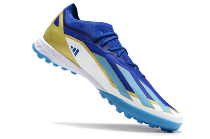 Adidas x23 crazyfast.1 TF-Blue White Gold