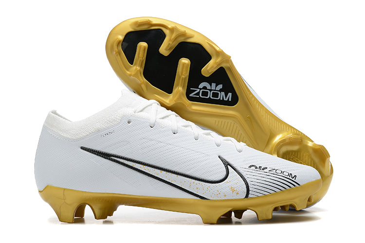 Nike Air Zoom Mercurial Vapor XV Elite FG-White&Gold
