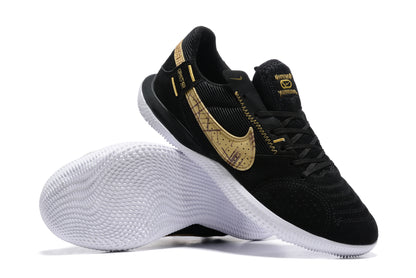 Nike Adults' Streetgato Indoor Soccer Shoes-Black Brown