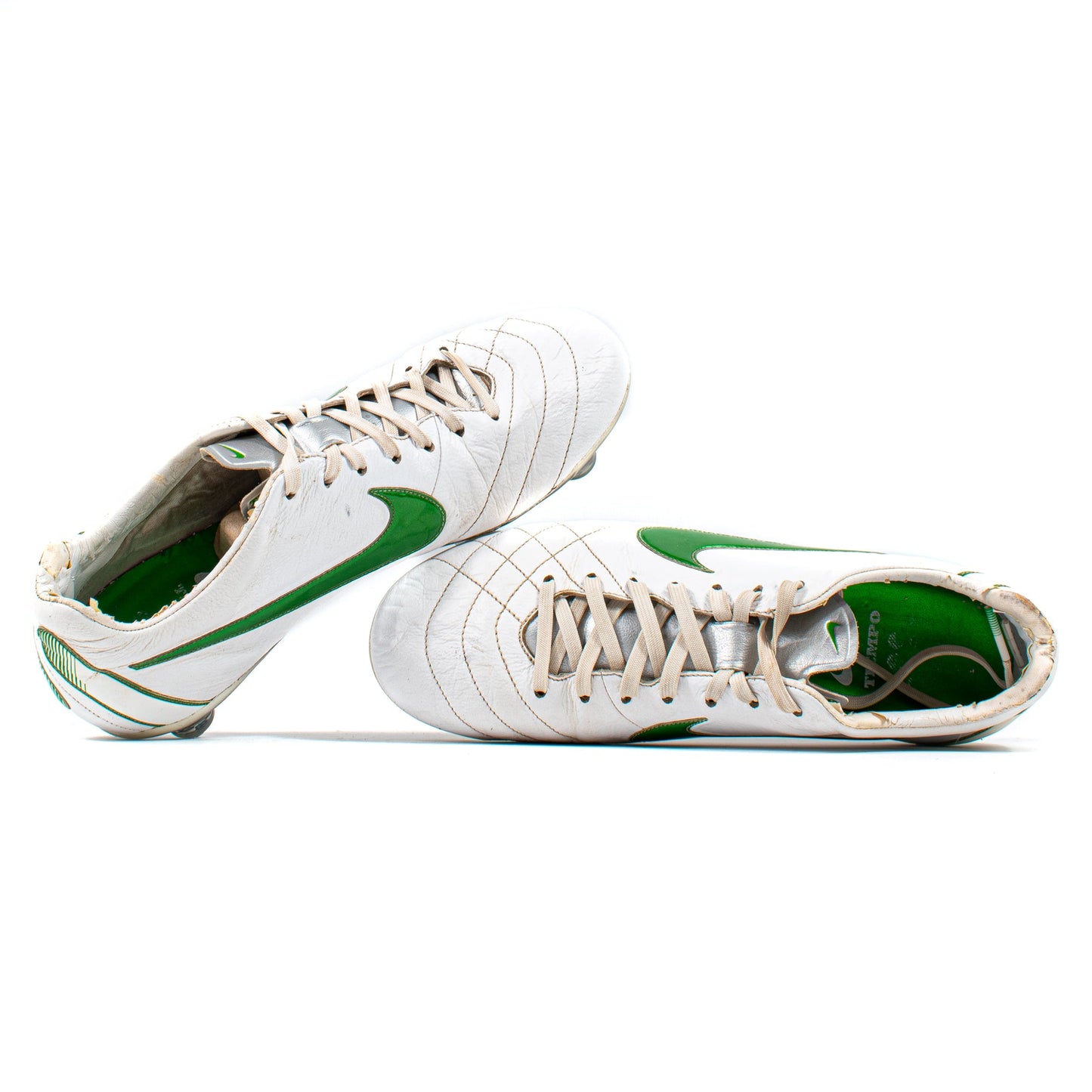 NIKE TIEMPO LEGEND IV ELITE WHITE GREEN SG