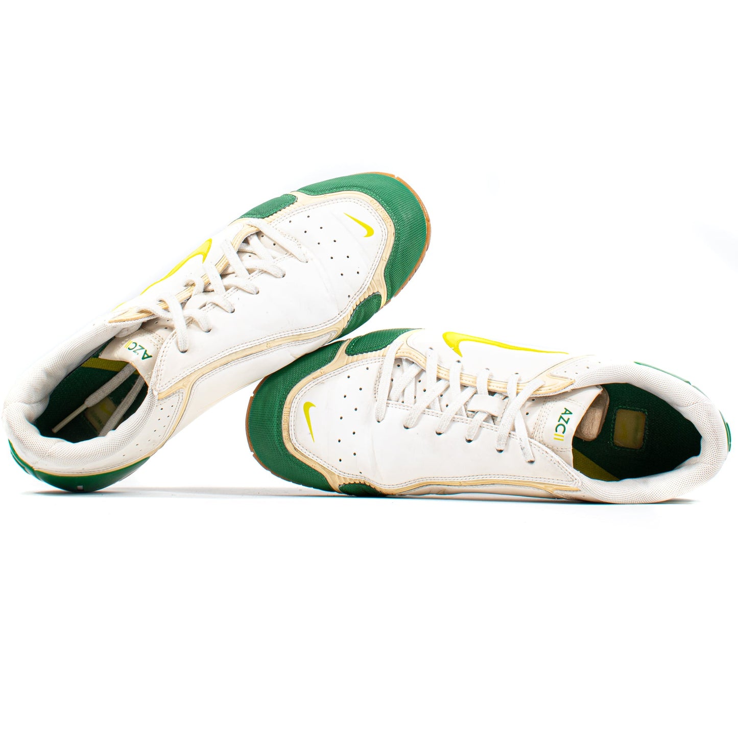 NIKE FIVE AIR ZOOM CONTROL II WHITE GREEN INDOOR