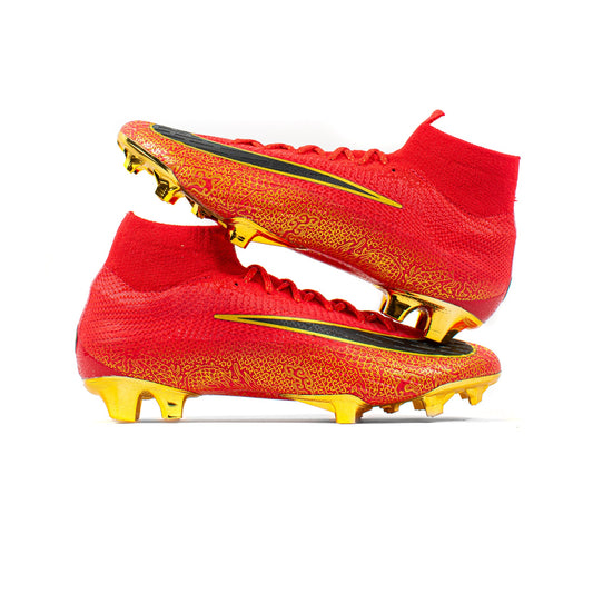 NIKE MERCURIAL VAPOR SUPERFLY 6 ELITE CR7 CHINA RED FG