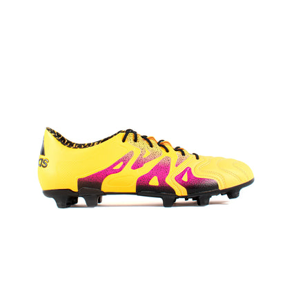 ADIDAS X15.1 LEATHER ORANGE PINK FG