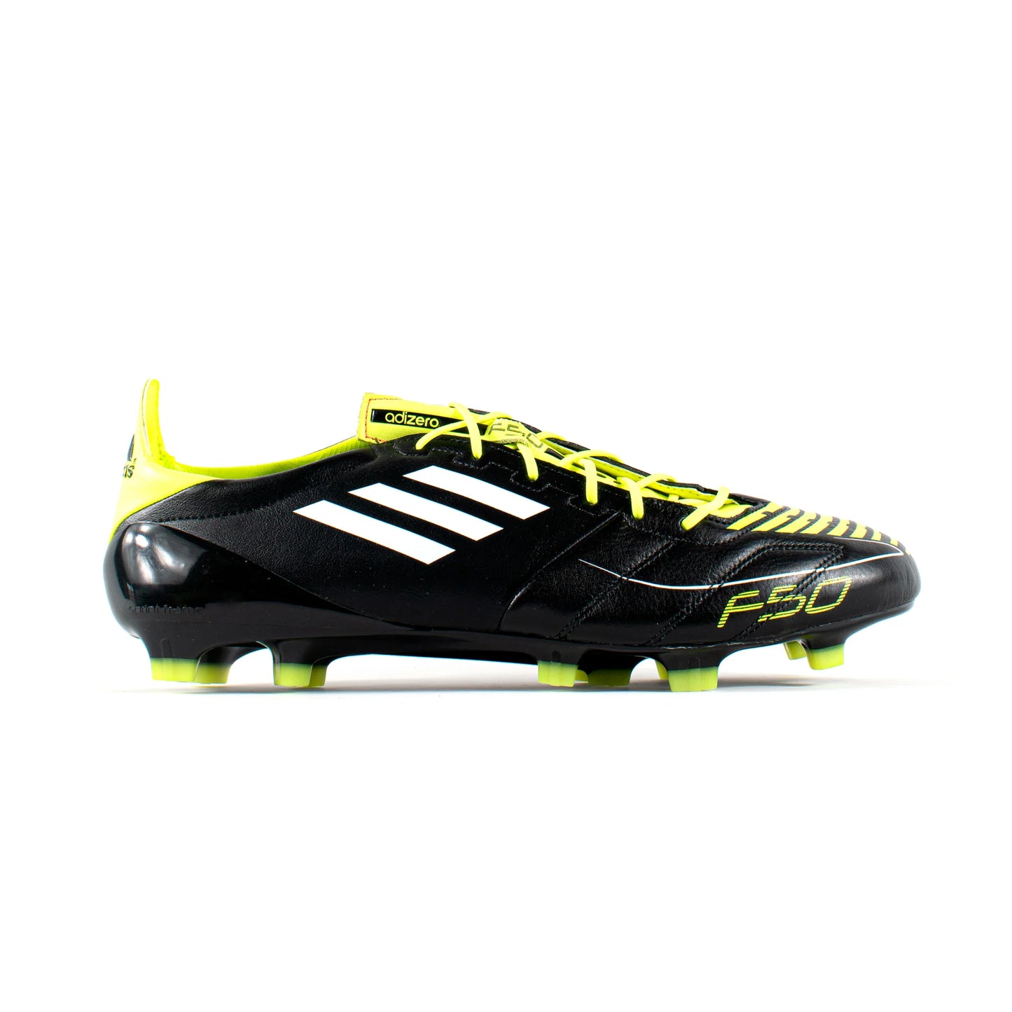 ADIDAS F50 ADIZERO LEATHER BLACK GREEN FG