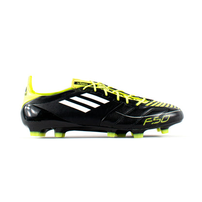 ADIDAS F50 ADIZERO LEATHER BLACK GREEN FG