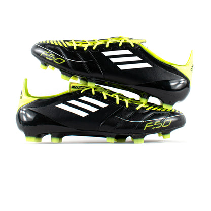ADIDAS F50 ADIZERO LEATHER BLACK GREEN FG
