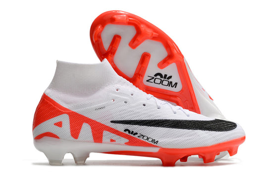 Air Zoom Mercurial Superfly IX Elite FG-White Orange