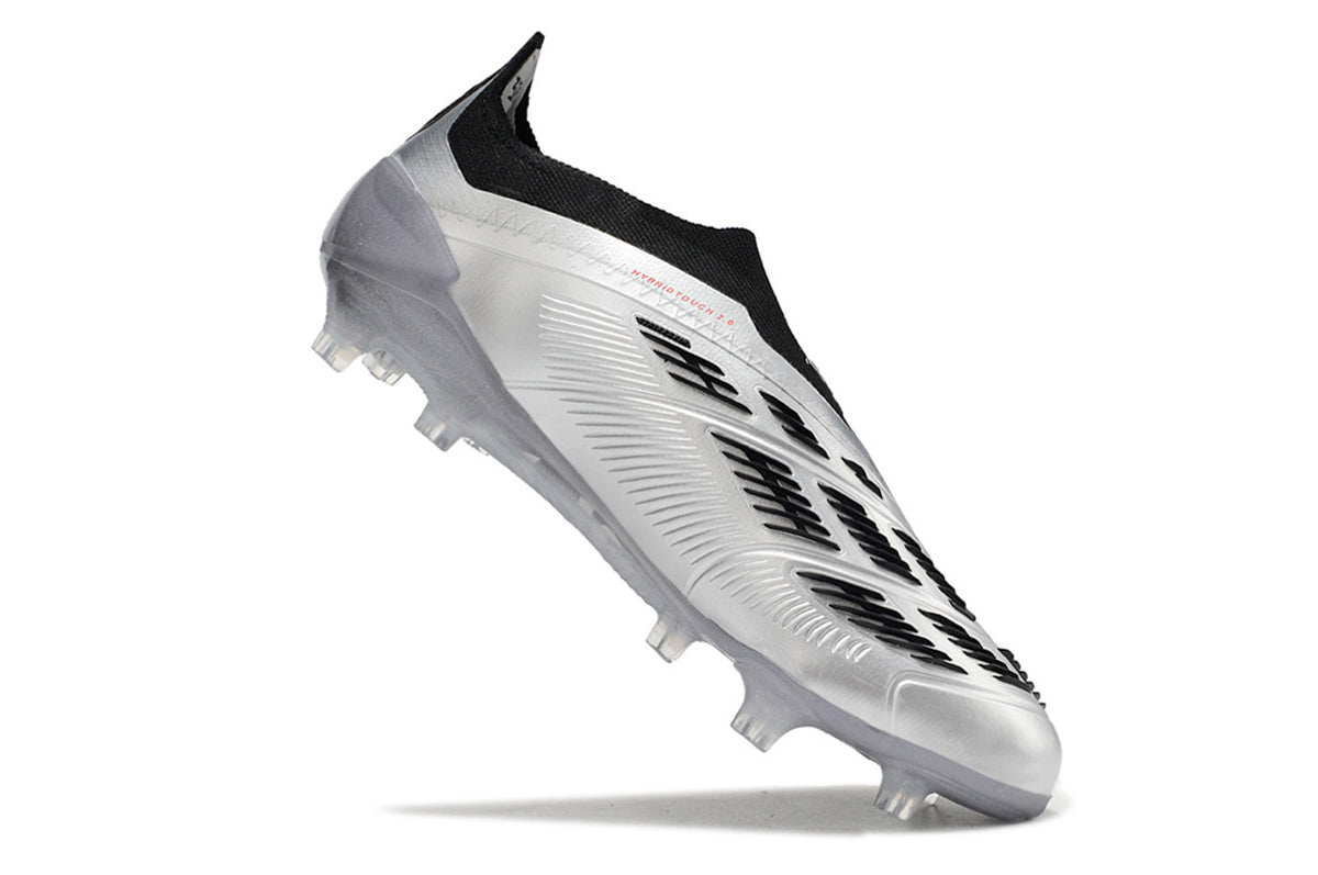 PREDATOR ACCURACY+ FG BOOTS-Silver Black