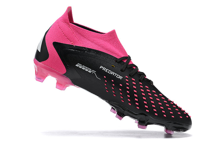 Adidas Predator Accuracy+ FG Boots-Pink&Black&White
