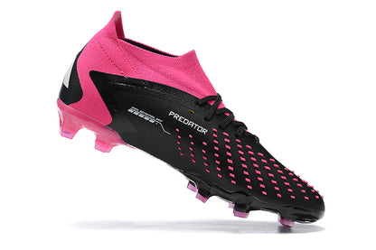 Adidas Predator Accuracy+ FG Boots-Pink&Black&White