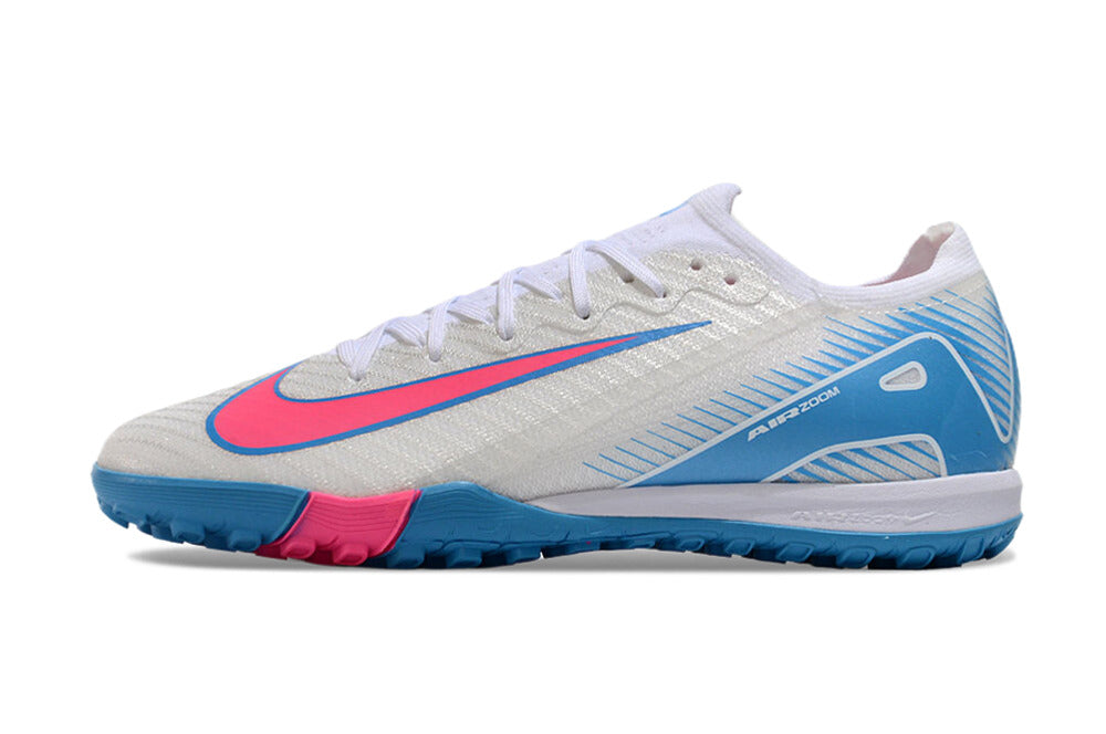 Air Zoom Mercurial Vapor 16 Elite TF-White Blue Pink