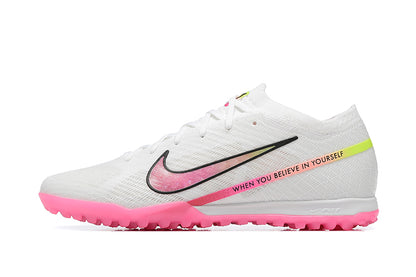 Nike AIR Zoom Mercurial Vapor 15 Elite XXV TF-White&Pink