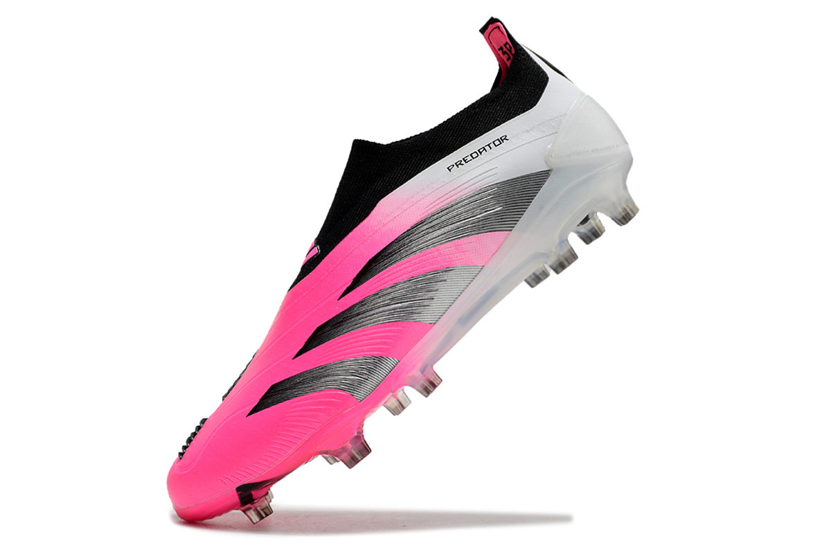 PREDATOR ACCURACY+ FG BOOTS-White Pink 3
