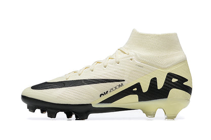 Nike Air Zoom Mercurial Superfly IX Elite FG-Beige&Black
