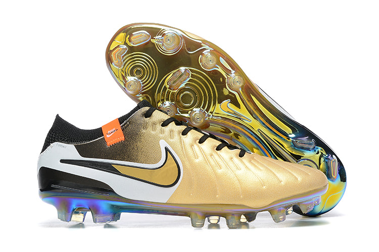 NikeTiempo Legend 10 Elite FG-White&Gold