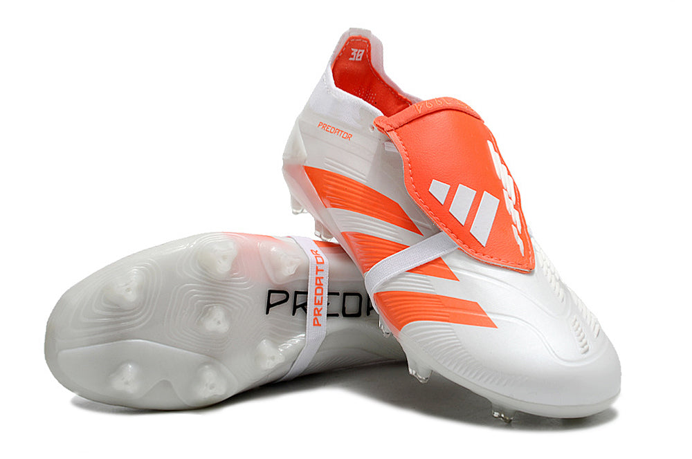 PREDATOR ACCURACY+ FG BOOTS-White  Orange 1