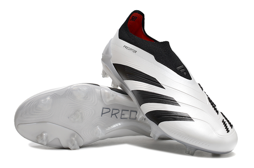 PREDATOR ACCURACY+ FG BOOTS-White Black 3