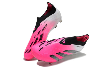 PREDATOR ACCURACY+ FG BOOTS-White Pink 3
