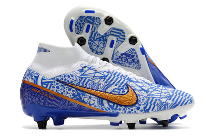 Nike Air Zoom Mercurial Superfly IX Elite Blue & White SG