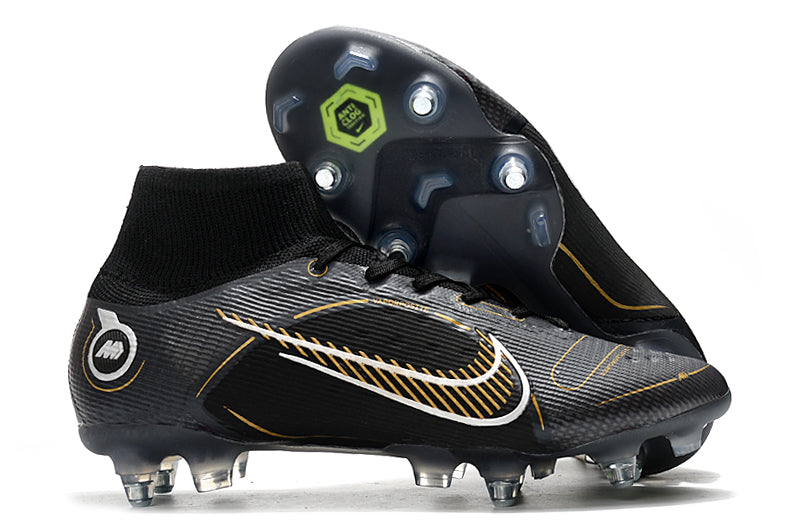 Nike Mercurial Superfly 8 Elite Black & Grey SG