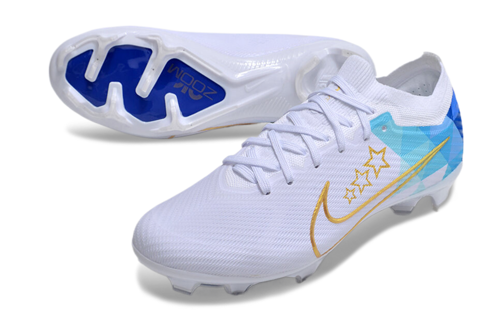 Air Zoom Mercurial Superfly IX Elite FG-White Blue