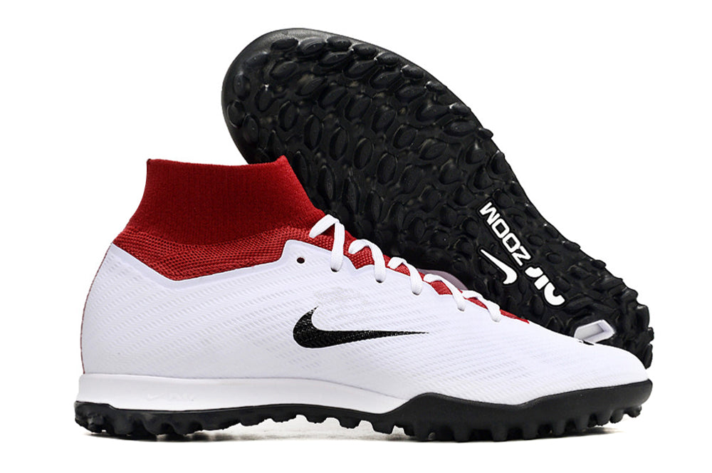 Nike Air Zoom Mercurial Vapor XV Elite TF-White Red 90 H