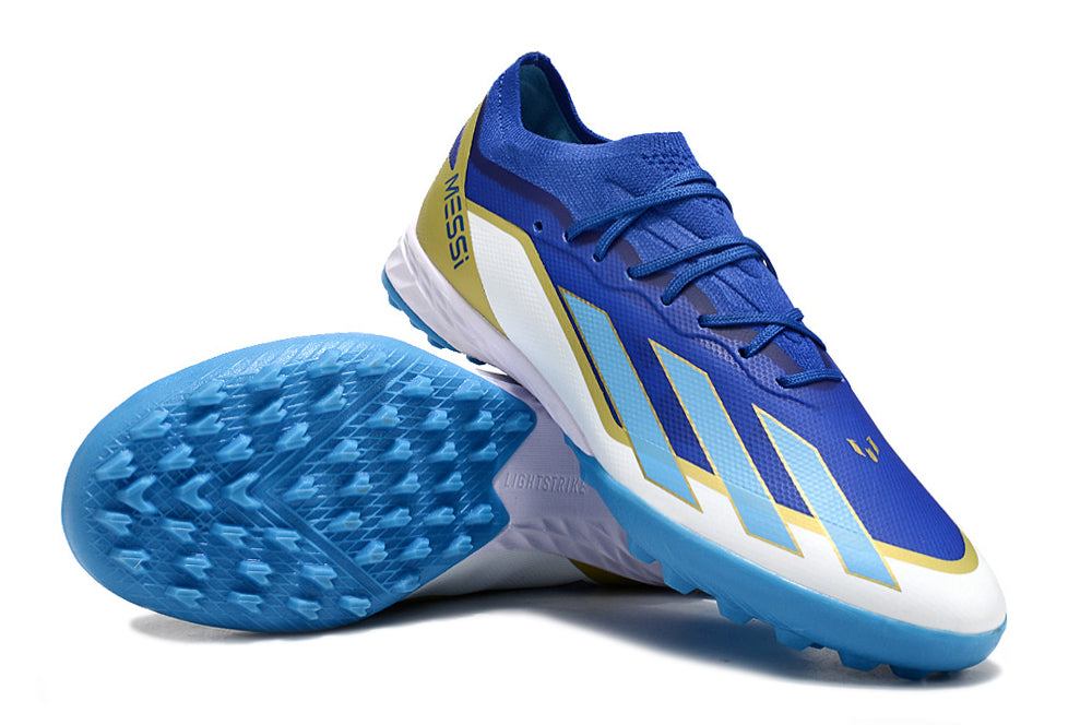 Adidas x23 crazyfast.1 TF-Blue White Gold