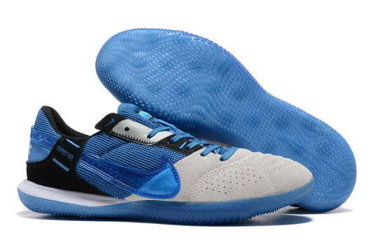 Nike Adults' Streetgato Indoor Soccer Shoes-Blue White