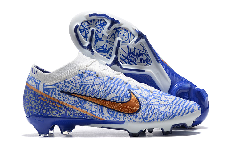 Nike Air Zoom Mercurial Vapor XV Elite FG-White&Blue