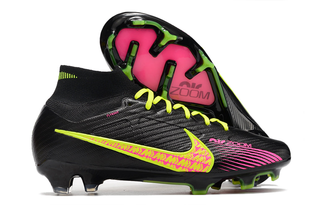Nike Air Zoom Mercurial Superfly IX Elite FG-Black Colour Green